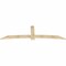 Ekena Millwork Bellingham Rough Sawn Timber Gable Bracket, Douglas Fir, 108"W x 31 1/2"H x 2"D x 6"F, 7/12 Pitch GBW108X31X0206BEL00RDF - alternate 3
